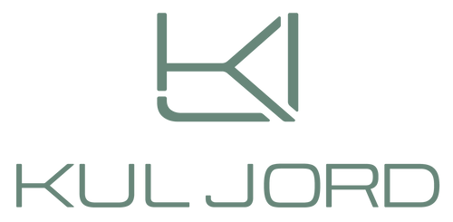 Kul Jord words and KJ logo